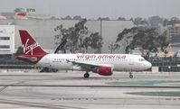 N523VA @ KLAX - Airbus A319 - by Mark Pasqualino