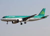 EI-DEA @ LEBL - Landing rwy 25R - by Shunn311