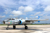 N125AZ @ DTO - CAF B-25 Maid in the Shade Denton Municipal - by Zane Adams