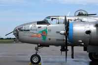 N125AZ @ DTO - CAF B-25 Maid in the Shade Denton Municipal - by Zane Adams
