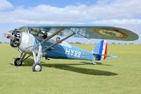 G-MOSA @ EGBK - 1952 Morane-Saulnier MS.317, c/n: 351 at Sywell - by Terry Fletcher