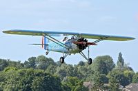 G-MOSA @ EGBK - 1952 Morane-Saulnier MS.317, c/n: 351 at Sywell - by Terry Fletcher