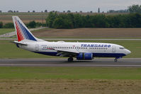 EI-EUX @ VIE - Transaero Airlines Boeing 737-700 - by Thomas Ramgraber