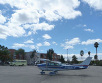 N182LE @ CCR - Beautiful clouds, beautiful airplane. - by Bill Larkins