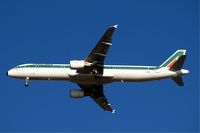I-BIXB @ EGLL - Airbus A321-112 [0524] (Alitalia) Home~G 04/01/2010. On approach 27R.