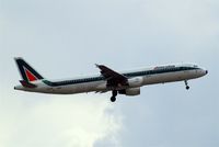 I-BIXB @ EGLL - Airbus A321-112 [0524] (Alitalia) Home~G 13/05/2010. On approach 27L.
