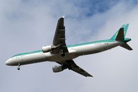 EI-CPG @ EGLL - Airbus A321-211 [1023] (Aer Lingus) Home~G 26/09/2011. On approach 27R now minus airlingus.com titles.