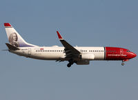LN-DYE @ LEBL - Landing rwy 25R - by Shunn311
