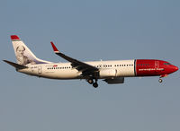 LN-NIA @ LEBL - Landing rwy 25R - by Shunn311
