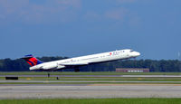N927DA @ KRIC - Takeoff Richmond - by Ronald Barker