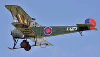 G-ADEV @ EGTH - 44. G-ADEV in spirited display mode at Shuttleworth Uncovered Air Display, Sept. 2013 - Painted to represent E3273, which served with 77 (Home Defence) Squadron at Turnhouse during 1918.