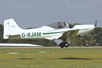 G-RJAM @ EGBK - Frati F-8L Falco, c/n: PFA 100-11665