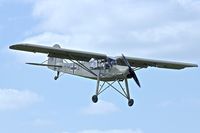 G-STCH @ EGBK - G-STCH (GM-AI), 1942 Fieseler Fi-156A-1 Storch, c/n: 2088 - by Terry Fletcher