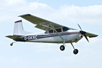 G-GKRC @ EGBK - 1976 Cessna 180K, c/n: 18052799 - by Terry Fletcher