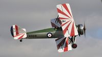 G-AHSA @ EGTH - 42. G-AHSA in spirited display mode at Shuttleworth Uncovered Air Display, Sept. 2013
