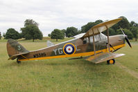 G-ADND @ X1WP - De Havilland DH-87B Hornet Moth at The De Havilland Moth Club's 28th International Moth Rally at Woburn Abbey. August 2013. - by Malcolm Clarke