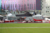 ZR339 @ EGLC - On display at Helitech 2013. The aircraft shows no markings nor serial numbers but appears on the net as ZR339 - by Graham Reeve