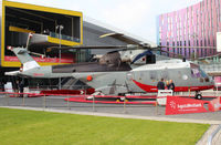 ZR339 @ EGLC - On display at Helitech 2013. The aircraft shows no markings nor serial numbers but appears on the net as ZR339 - by Graham Reeve
