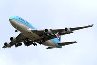 HL7473 @ EGLL - Boeing 747-4B5 {28335] (Korean Air) Home~G 20/05/2010. On approach 27R