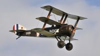 G-BOCK @ EGTH - 43. G-BOCK in display mode at Shuttleworth Uncovered Air Display, Sept. 2013 - by Eric.Fishwick