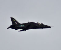 XX317 @ EGOV - Hawk T.1A coded 317 of 19(R) Sqn, downwind runway 32 at RAF Valley Anglesey.