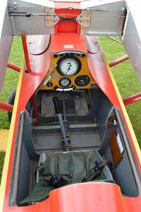 G-EBJO @ EGTH - Cockpit - at Shuttleworth Uncovered Air Display, Sept. 2013