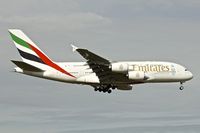 A6-EEE @ EGLL - Emirates A380 at Heathrow