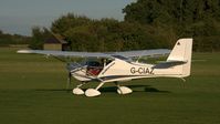 G-CIAZ @ EGTH - 1. G-CIAZ preparing to depart the Shuttleworth Uncovered Air Display, Sept. 2013