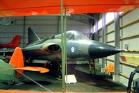DK-259 @ EFKY - SAAB J-35FS Draken [35499] Kymi~OH 17/05/2002. Not the best of shots as difficult to photograph in this crowded small museum.