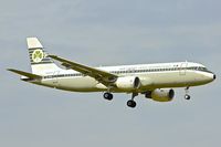 EI-DVM @ EGLL - EI-DVM (St Colman), 2011 Airbus A320-214, c/n: 4634 in retro livery