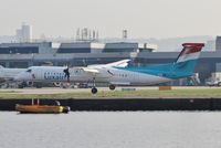 LX-LGH @ EGLC - About to touch down. - by Graham Reeve