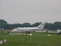 N686SC @ KOSH - Taxing off the runway at KOSH - by steveowen