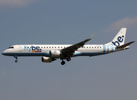 G-FBEL @ LEBL - Landing rwy 25R - by Shunn311