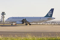 ZK-OJF @ YSSY - Air New Zealand (ZK-OJF) Airbus A320-232 waiting at Echo holding point at Sydney Airport. - by YSWG-photography