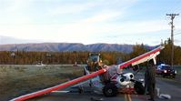 N40579 - Crash landed on Alaskan highway 9-30-2013 - by Public Domain