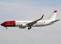 LN-NGK @ LEBL - Landing rwy 25R with white tail... - by Shunn311
