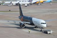 G-ZAPX @ EGCC - Under tow at Manchester. - by Graham Reeve