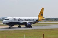 G-OZBX @ EGCC - Pictured just after landing. - by Graham Reeve
