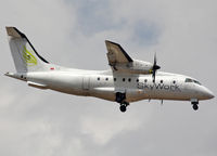 HB-AEY @ LEBL - Landing rwy 07L - by Shunn311