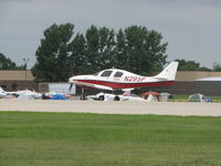 N295P @ KOSH - Last landing at Oshkosh. The aircraft was donated to EAA - by steveowen
