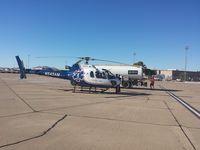 N545AM @ KIWA - Air Methods helicopters stopping for crew breakfast and some JetA at KIWA. - by Ehud Gavron