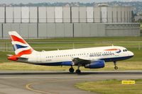 G-EUPJ @ LFBO - Airbus A319-131, Landing rwy 14R, Toulouse-Blagnac Airport (LFBO-TLS) - by Yves-Q
