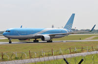 OO-TUC @ EGCC - Just landed. - by Graham Reeve