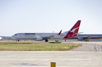VH-VYE @ YSSY - Qantas (VH-VYE) Boeing 737-838(WL) waiting at Echo holding point at Sydney Airport. - by YSWG-photography