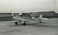 N5121T @ RFD - Citabria N5121T at Greater Rockford Airport, circa 1968.  Owned at that time by the Eagle Flying Club. The most fun I've ever had flying an aircraft was in this little gem. - by Jim Morgart