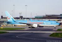 G-OBYF @ EGCC - Taken from the Runway Visitor Park. - by Carl Byrne (Mervbhx)
