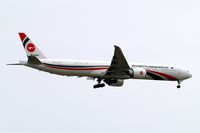 S2-AFP @ EGLL - Boeing 777-3E9ER [40123] (Biman Bangladesh Airlines) Home~G 28/04/2013. On approach 27L. - by Ray Barber