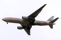 N758AN @ EGLL - Boeing 777-223ER [32637] (American Airlines) Home~G 28/09/2009. On approach 27R - by Ray Barber