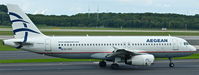 SX-DVS @ EDDL - Aegean, is here on taxiwayM at Düsseldorf Int´l(EDDL) - by A. Gendorf