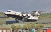 G-BZAZ @ EGHH - Departs after respray to North Cariboo Air livery.
Next reg C-GSUI under sticker - by John Coates